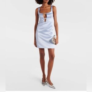 Nina Ricci
Crystal-embellished duchesse-satin mini dress